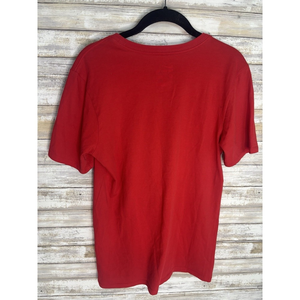 NIKE Canada Basketball Dri Fit Red T Shirt Mens Small Athletic Cut - Picture 3 of 5